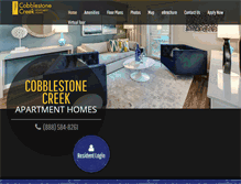 Tablet Screenshot of cobblestone-roseville.com